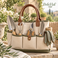 BsfeHaf™ Provence Canvas Garden Tool Tote Set