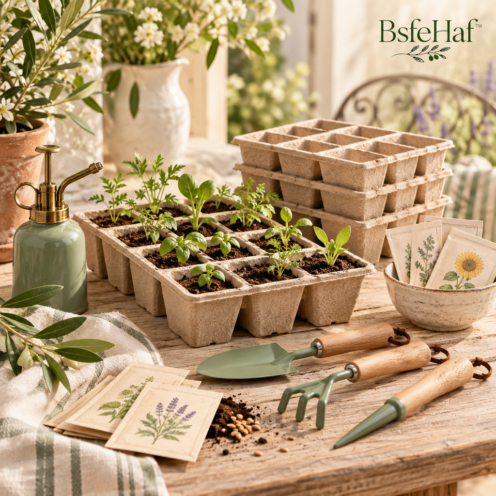 BsfeHaf™ Cottage Seed Starting Garden Kit