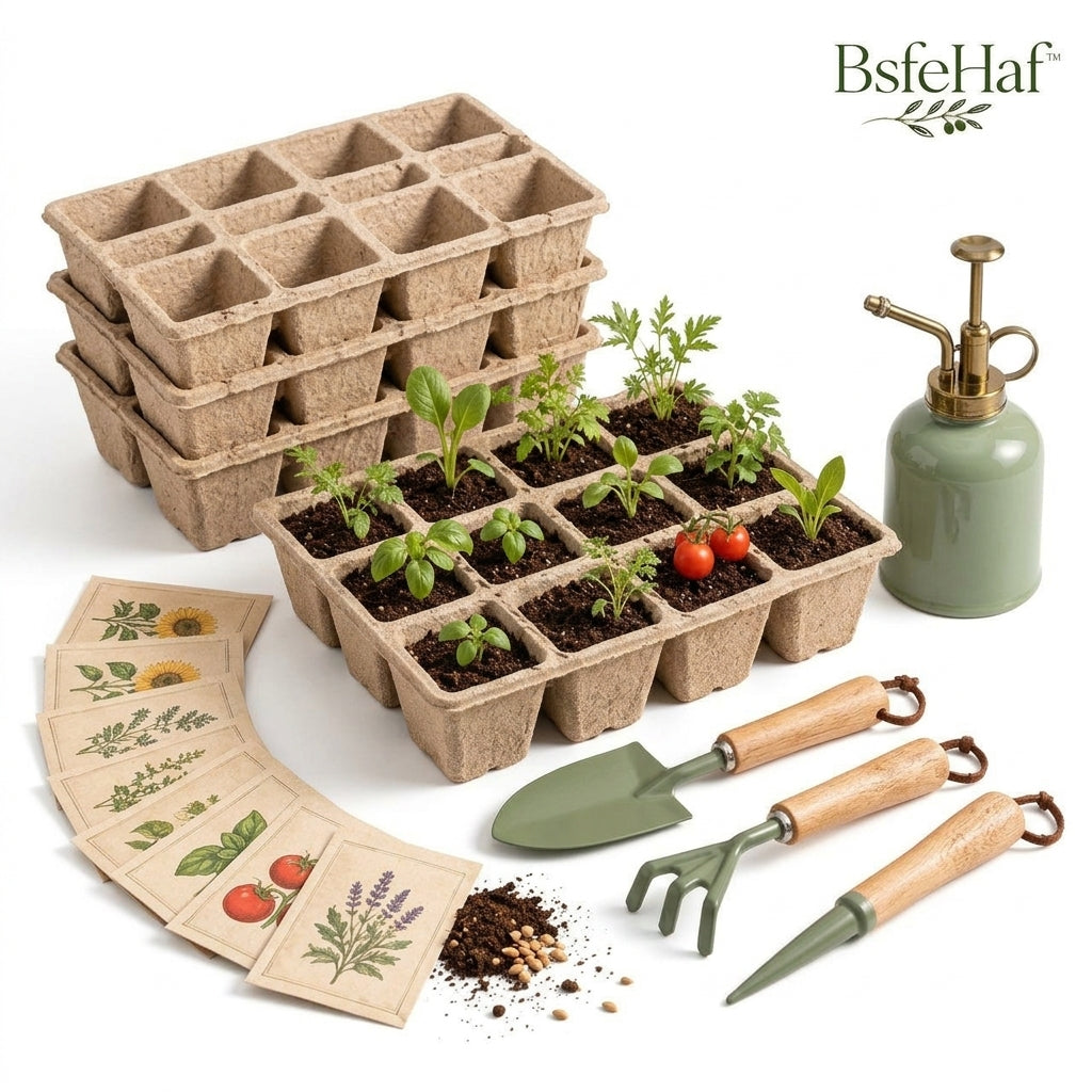 BsfeHaf™ Cottage Seed Starting Garden Kit