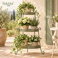 BsfeHaf™ Three-Tier French Garden Plant Stand