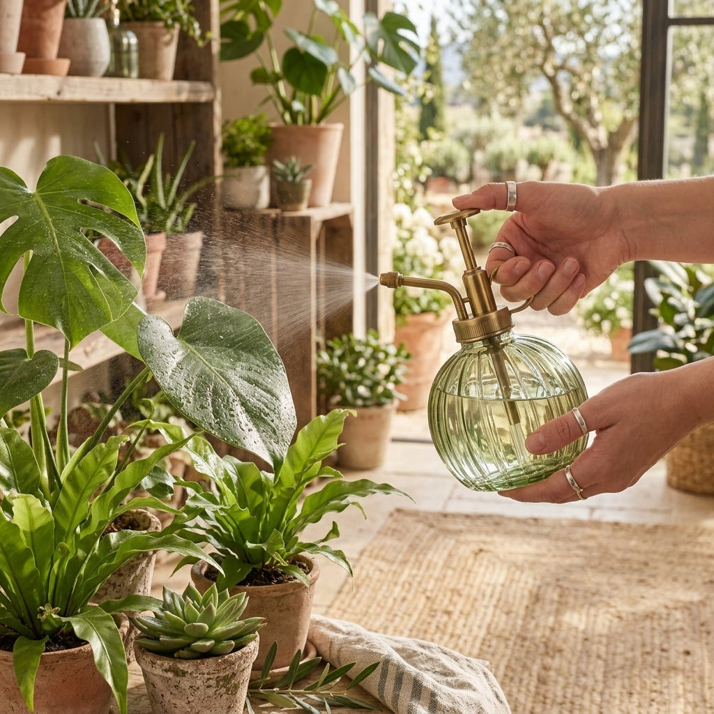 BsfeHaf™ Jardin Vintage Glass Plant Mister