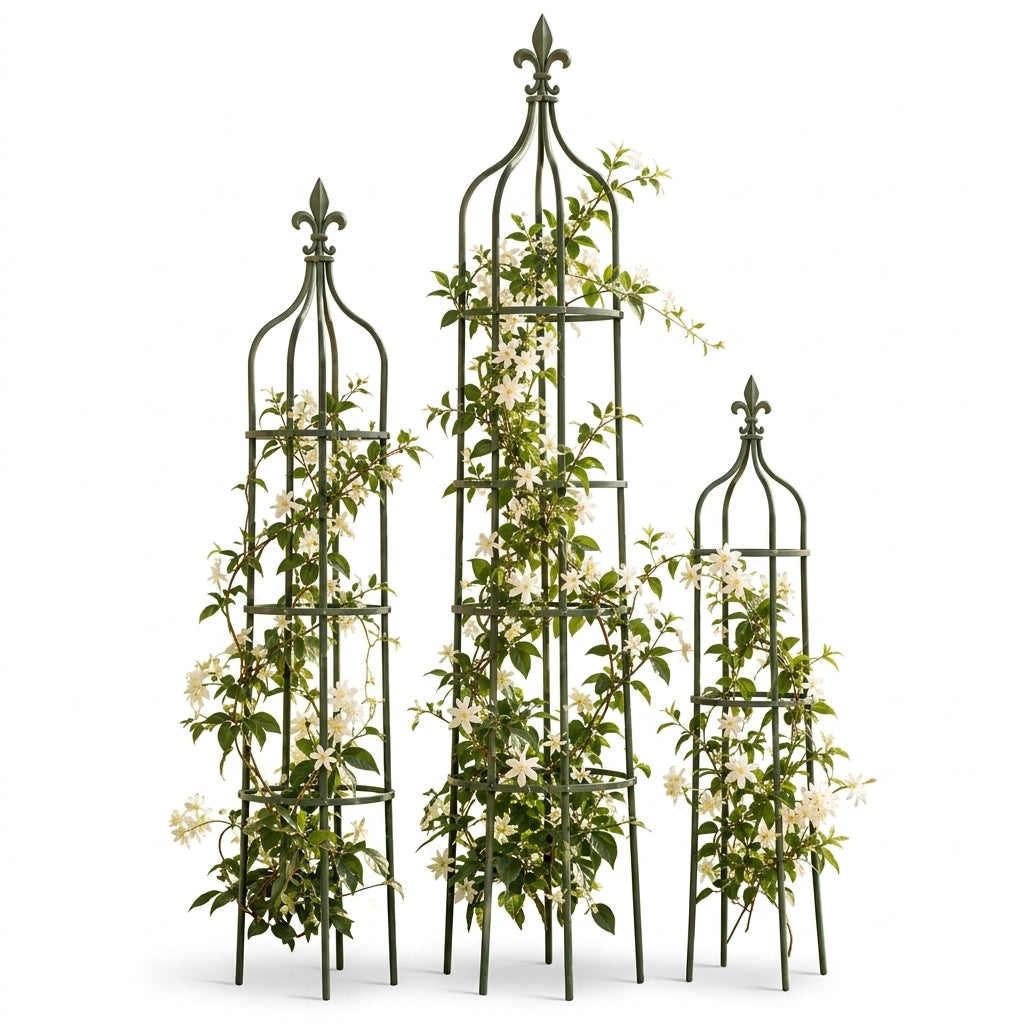 BsfeHaf™ Château Obelisk Garden Trellis Set