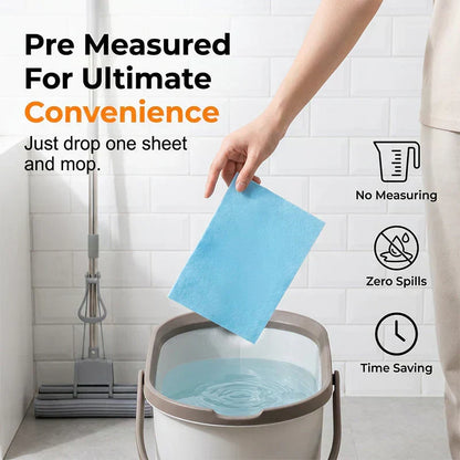 🔥Limited-time offer: Extra 50% off.  Water-Soluble Floor Cleaning Sheets